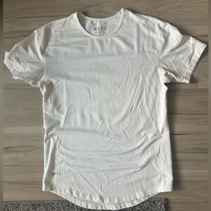 BYLT Men’s white drop cut shirt (BYLT basics)